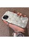 iPhone 13 Mini Compatible Plain Floral Case, Drop-Resistant Silicone, Stylish and Durable