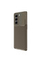 Infinix Hot 50 4g Case Auto Focus Carbon Cover - Brown - 2