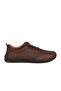 Brown Genuine Leather Men's Casual Shoes - 2
