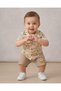 Baby Boy Animals Printed 6-9-12-18-24 Months Muslin Shirt Holiday 2-Piece Stylish Top and Bottom Set