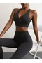 Crossed Neck Front Twist Detailed Leggings Set