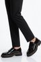 Black Patent Leather Genuine Leather Men's Casual Shoes