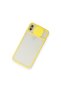 X Case Palm Frosted Camera Sliding Silicone - Yellow - 3