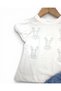 Girl's Summer Denim Shorts with Skirt and Blouse, 2-3-4-5-6 Years Old, Festive 2-Piece Stylish Top and Bottom Set - 5