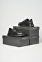 Lace-Up Black Sneaker – Premium Casual Sports Shoes - 7