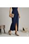 (İnna) Women's Heeled Sandals with Button Detail Black - 4