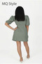 فستان قصير بتصميم "Cut-Out" وحلقة خصر أمامية من مجموعة style - 3