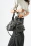 Washable S.Leather Women's Shoulder Bag Vegan Leather Multi-Pocket Crossbody Faux Leather Handbag 32*25 cm