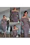 Long Sleeve Slim Fit Midi Pencil Dress