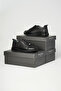 Black Sneaker Lace-Up Men's Street Style - 5
