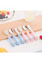 Pink-Owl Figured Premium Children's Bpa Free Stainless Steel Fork-Spoon-Knife Set 12+ Months - 5