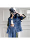 Retro Patchwork Denim Jacket - 4