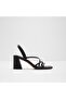 Atlanticus Womens Black Sandals