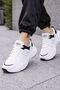 Unisex Thick Soled Lace-Up Comfortable Sneaker Sports Shoes – Breathable Construction, Stylish Trendy Model - 2