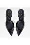 Nailah Womens Black Sandals - 6