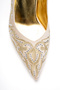 Women's Special Edition Embroidered Ethnic Patterned Pointed Toe Evening Dress Shoes - 2