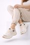 Unisex Thick Soled Lace-Up Comfortable Sneaker Sports Shoes – Breathable Construction, Stylish Trendy Model - 2