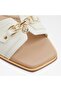 Alamassi Womens White Sandals - 5