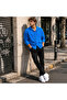 Corded Fabric Knit Shirt and Slim Fit Jeans Set