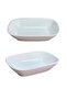 Set of 6 Melamine Kayık Plates - 20X14,5 cm Large Size Appetizer Breakfast Plate - Break Resistant - White - 6