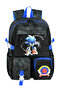Korean Kawaii Black Sonic Themed Boys' Elementary School Backpack, Thermal Lunch Bag and Pencil Case Set - 2