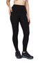 Step Nova Black Pocketed High Waist Gathering Soft Fabric Ankle Length Sports Leggings - 4