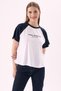 Crep Women's Angel Numbers 78 Printed Raglan Sleeve Crew Neck T-Shirt – Oversize Fit 100% Cotton Ecru - 6