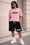 Run. Essential Women's / Men's Unisex T-Shirt Shorts Set Oversized - 2