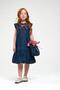 Nov7 1076 Girls' Denim Dress with Bag - 3