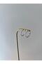 Special Series Ball Stone Detailed Halka Xp Silver Earrings - 2