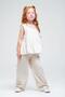 Nov7 1009 Tensel Girls' Linen Blazer and Pants Set