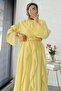 Cotton Voile Skirt Ruffled Double Set - Yellow - 7