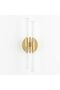 مصباح حائط LED بتصميم عصري من Bubbleflux Dubble Medium مقاس 40 سم - مصباح حائط - ذهبي - كهربائي - ضوء النهار - 5