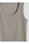 U Neck Women's Ribbed Tank Top (S6) - 3
