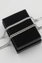 Set of 2 Steel Bracelets for Men, Silver Color, Gift Boxed - 2