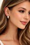 Women's Stainless Steel Silver Color Small Hoop Earrings - Casual Elegance - 6