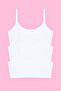 Young Girls' Non-Padded Half Tank Tops, Cotton Pack Training Bras, 3-Pack - 3