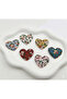 Hairless Baby Clips with Heart Figures, Set of 6 - 2