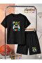 Game over School Printed Top and Shorts/T-Shirt Summer Children's Two-Piece Set