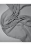 Chiffon Fabric in Gray Color Width: 140cm - 5