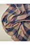 Jacquard Knitted Fabric in Pink Blue Gray Colors 150X200Cm - 5