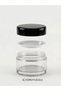 50Pcs Black Cap Glossy Clear Glass Lip Glowy Balm Cream Cosmetic Hand Care Travel Jar 30ml - 3