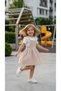 Girl's Muslin Dress Set with 100% Cotton T-Shirt, Natural Fabric, Summer Stylish Combination, Ages 2-3-4-5 - 2