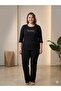 Plus Size Terry Crochet Camisole Summer Women's Pajama Set - 3