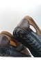 Men's 100% Genuine Leather Summer Perforated Orthopedic Shoes - 5