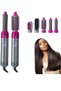 5 in 1 Hot Air Styler Electric Blow Dryer Comb Curling Wand Detachable Negative Ion Straightener Hai