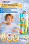Children's Toothbrush 5 Years and Above Soft Bristled Hourglass Blue Color - 3