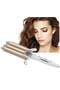 Triple 3 Barrel Ceramic Hair Crimper Iron Styler Curling Curler Waver Salon 22mm - 3
