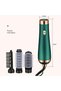 3-in-1 Hot Air Blow Dryer Brush - Electric Rotating Hair Dryer, Straightener, and Curler Comb with R - 4