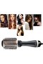 One-Step Hair Dryer Brush Black with Negative Ionic Technology – Effortless Curls & Styling, 360° Sw - 2